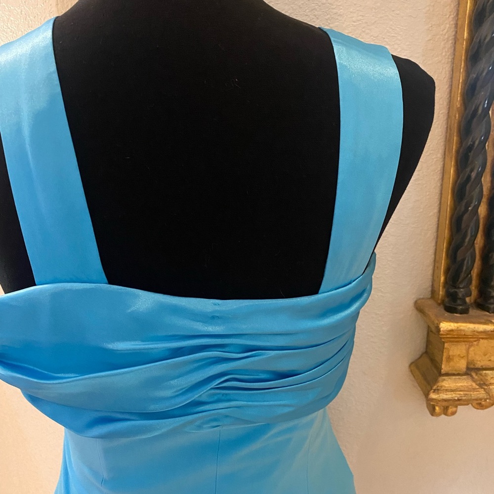 Turquoise Rhinestone top size S - Picture 4 of 6